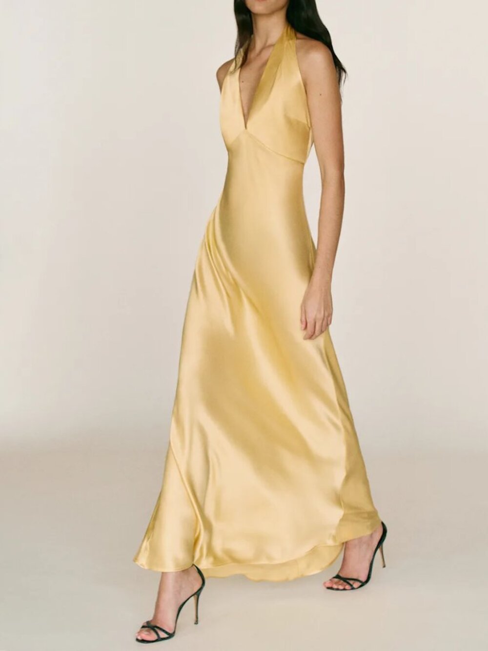 Reformation Daniela Silk Dress